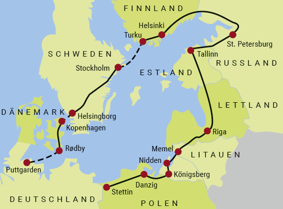Rund um die Ostsee - 12 Tage Rundreise ab € 1218,-